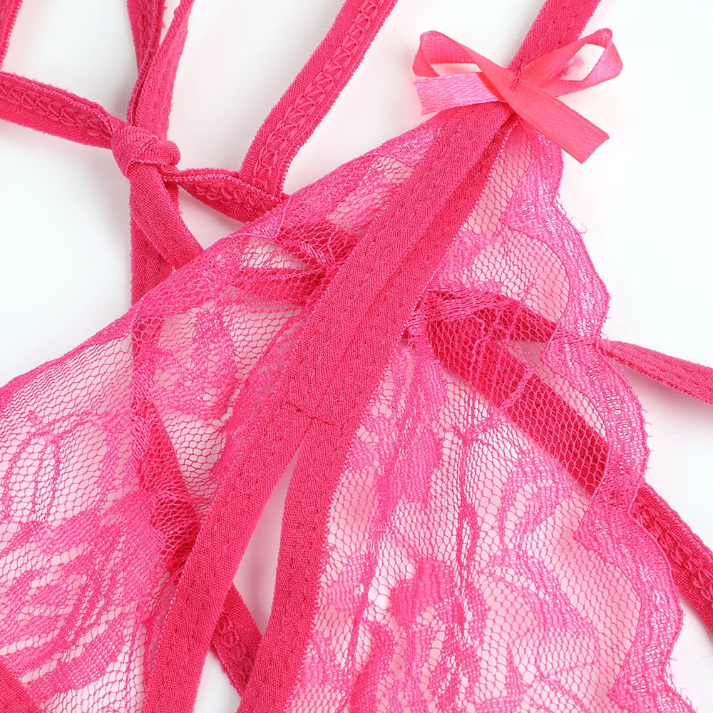 Conjunto | 2 Piezas | Fucsia / Rosado / Negro / Rojo / Blanco | Talla Única | CL-CO-03