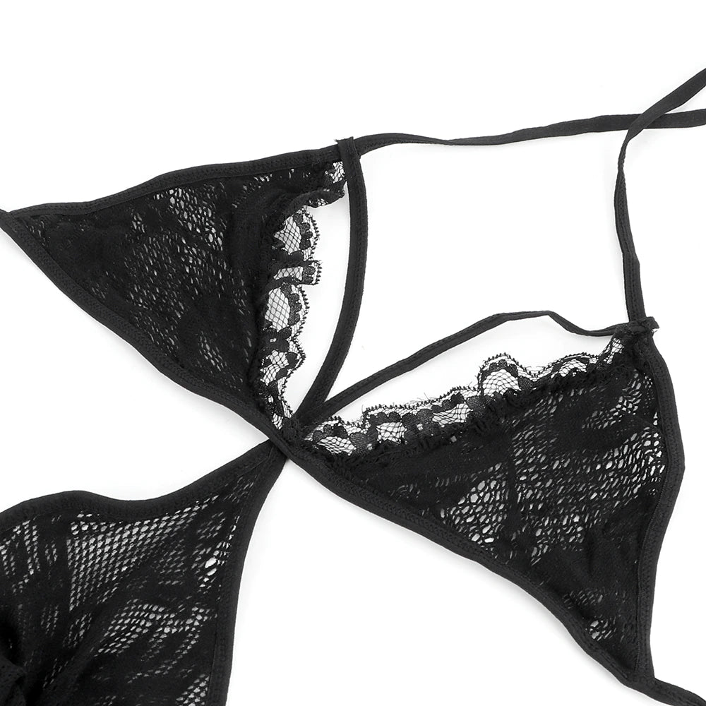 Catsuit / Liguero | Negro | Talla Única | CL-CS-04