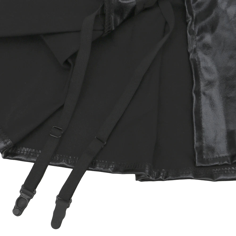 Disfraz - Dominatrix | 3 Piezas | Talla Única | Negro | Cuerina / Spandex | CL-DI-20