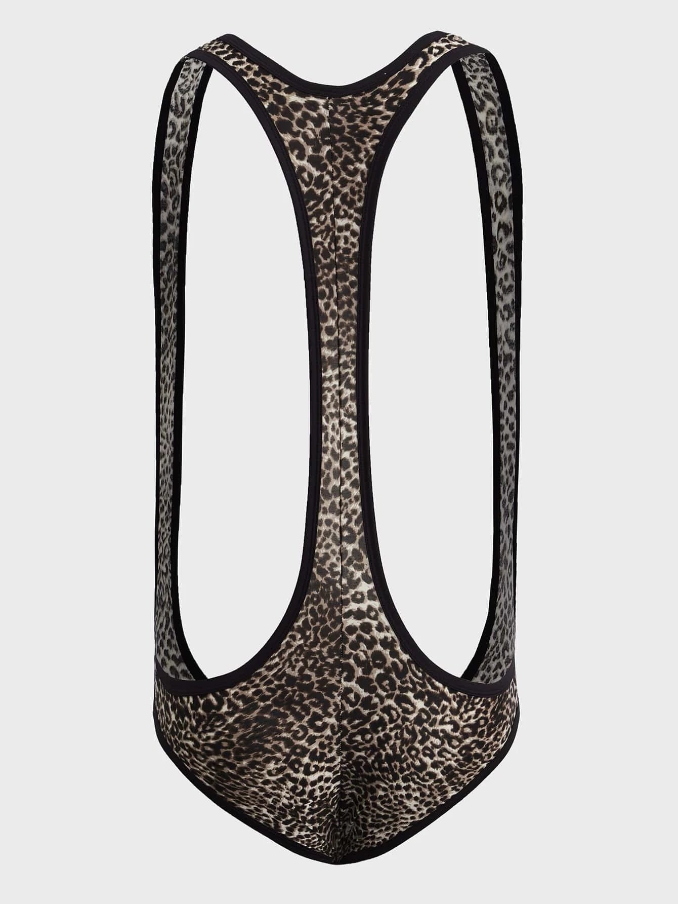 Disfraz | Leopardo / Tirantes | XXL | Hombre | Poliéster / Elastano | CL-DI-27