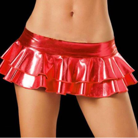 Minifalda | Negro / Rojo / Plateado / Fucsia | Talla Única | CL-FA-03