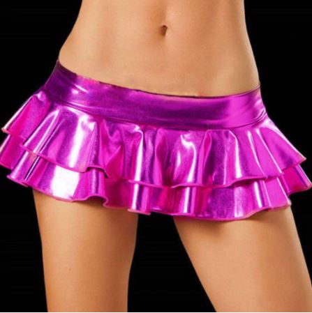 Minifalda | Negro / Rojo / Plateado / Fucsia | Talla Única | CL-FA-03