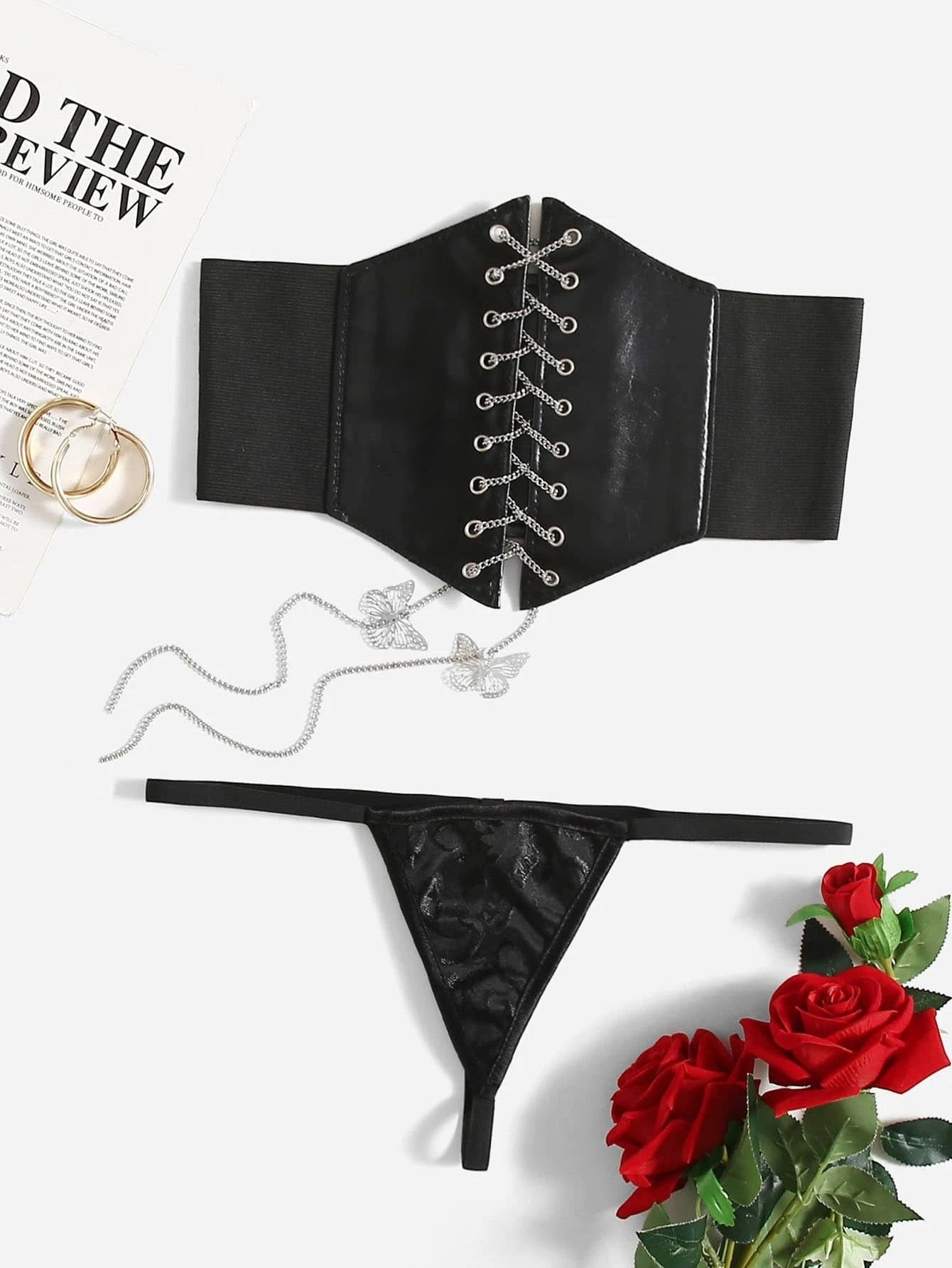 Faja + Hilo | Negro | Talla Única | Nylon | CL-FAJ-01