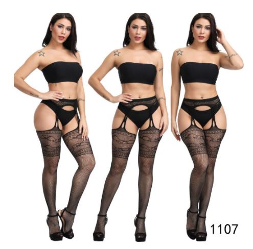 Liguero | Negro | Talla Única | 3 Estilos | CL-LI-01