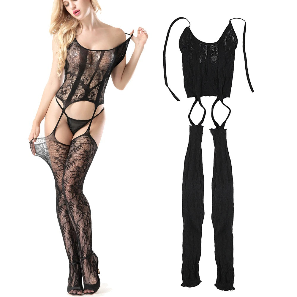 Bodystocking / Malla | Negro | Talla Única | CL-MA-02