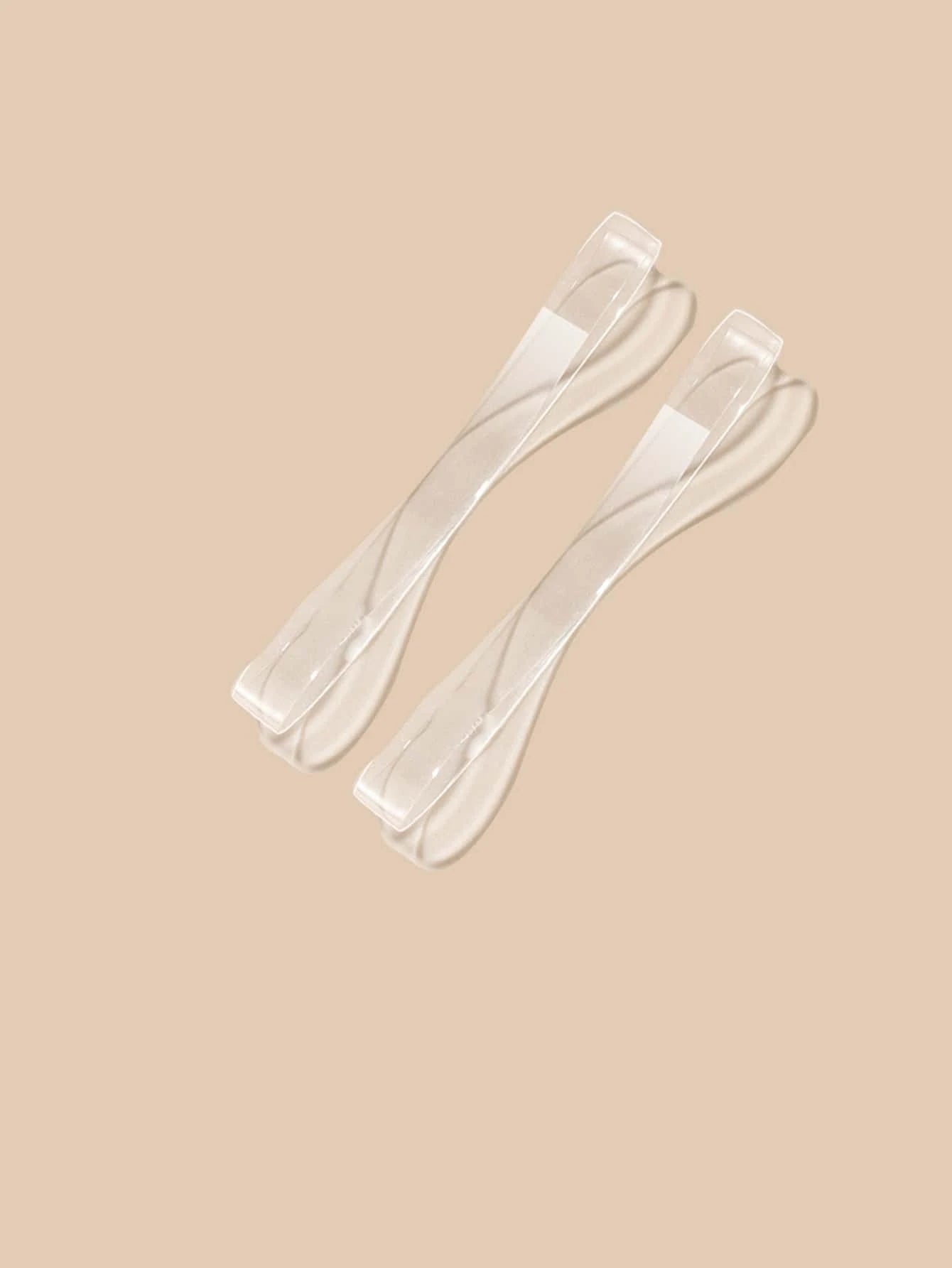 Tiras para Tacones / Zapatos | 2 Pack | Transparente / Liso | PET | CL-TIR-01