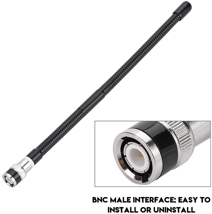 Antena Centroniks V8-27MHz para Radios de Comunicación | 27 MHz / Banda Ciudadana / CB / 11 Metros | 24.5cm | BNC Macho | CRC-AN-13
