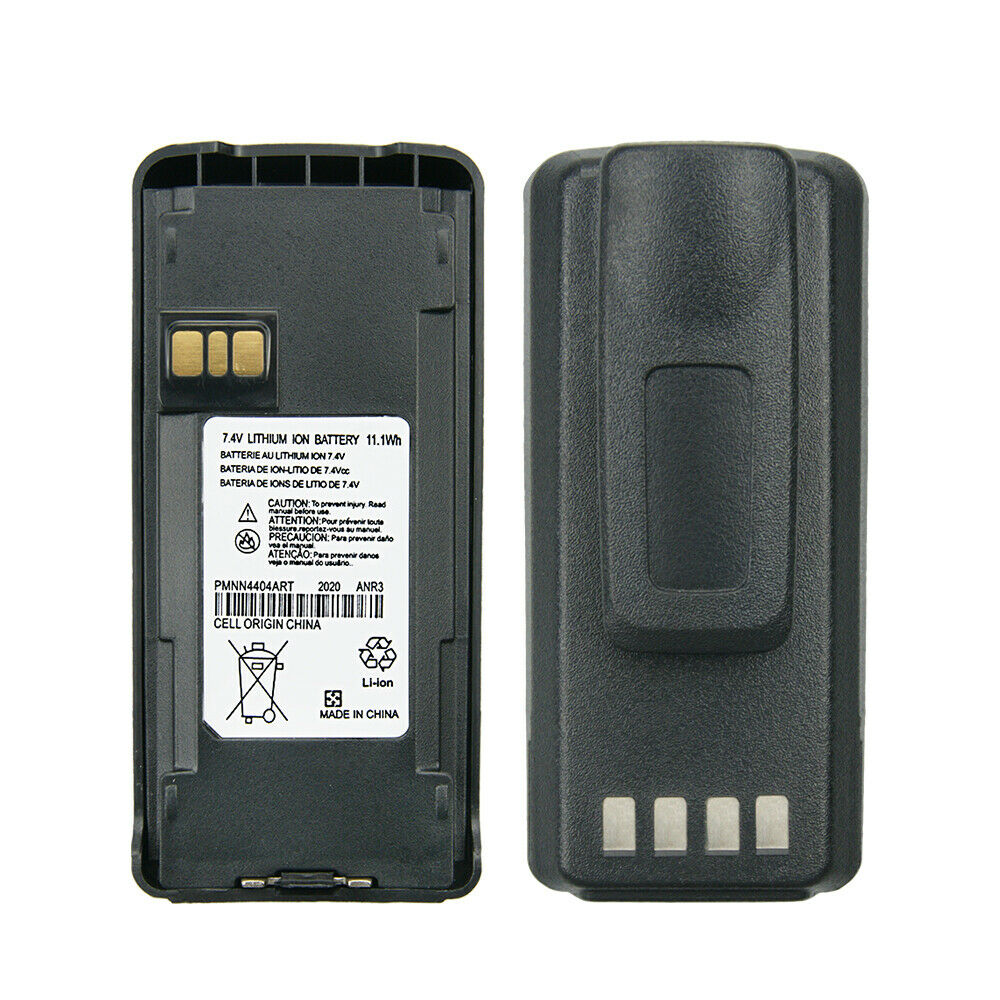 Batería PMNN4404(R*) + Prensa para Radios de Comunicación Motorola | EP350 | 7.4V / 1800mAh | CRC-BA-20