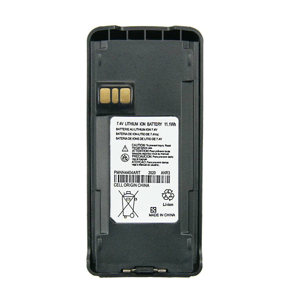 Batería PMNN4404(R*) + Prensa para Radios de Comunicación Motorola | EP350 | 7.4V / 1800mAh | CRC-BA-20