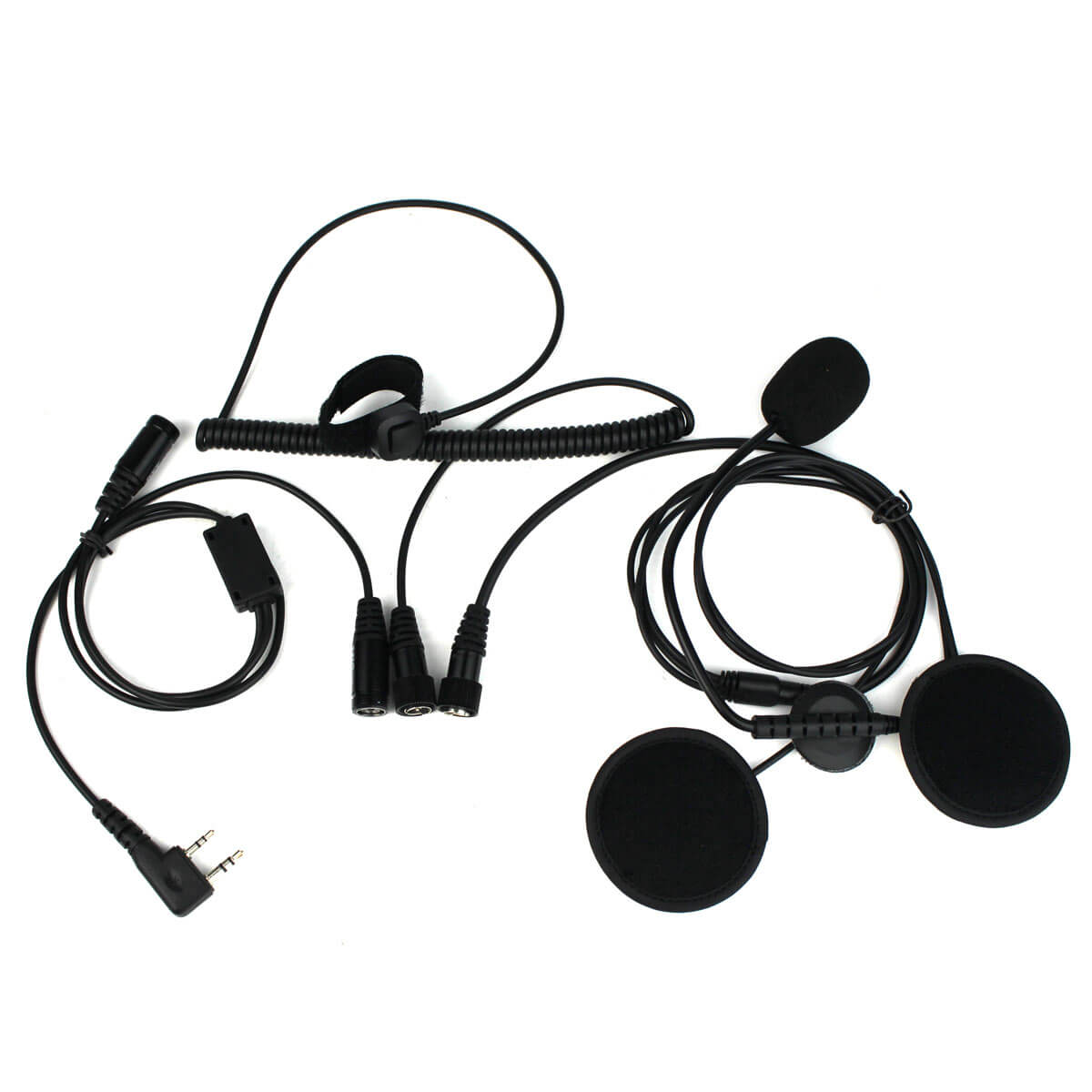 Manos Libres para Radios de Comunicación Baofeng / Kenwood / TYT / Retevis | Uso en Motocicleta / Casco | CRC-ML-11