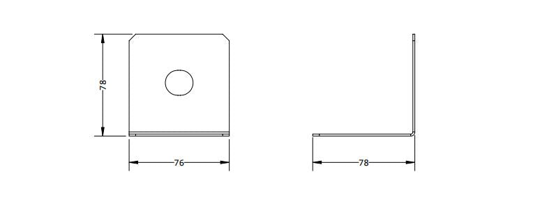 Montaje Epcom Industrial SYL-34 | Tipo L | Perforación 3/4" | Acero | CRC-SPM-04