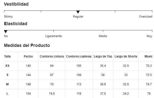 Conjunto | Top + Short | Azul - Floreado | M / L | Poliéster | CRD-CO-01