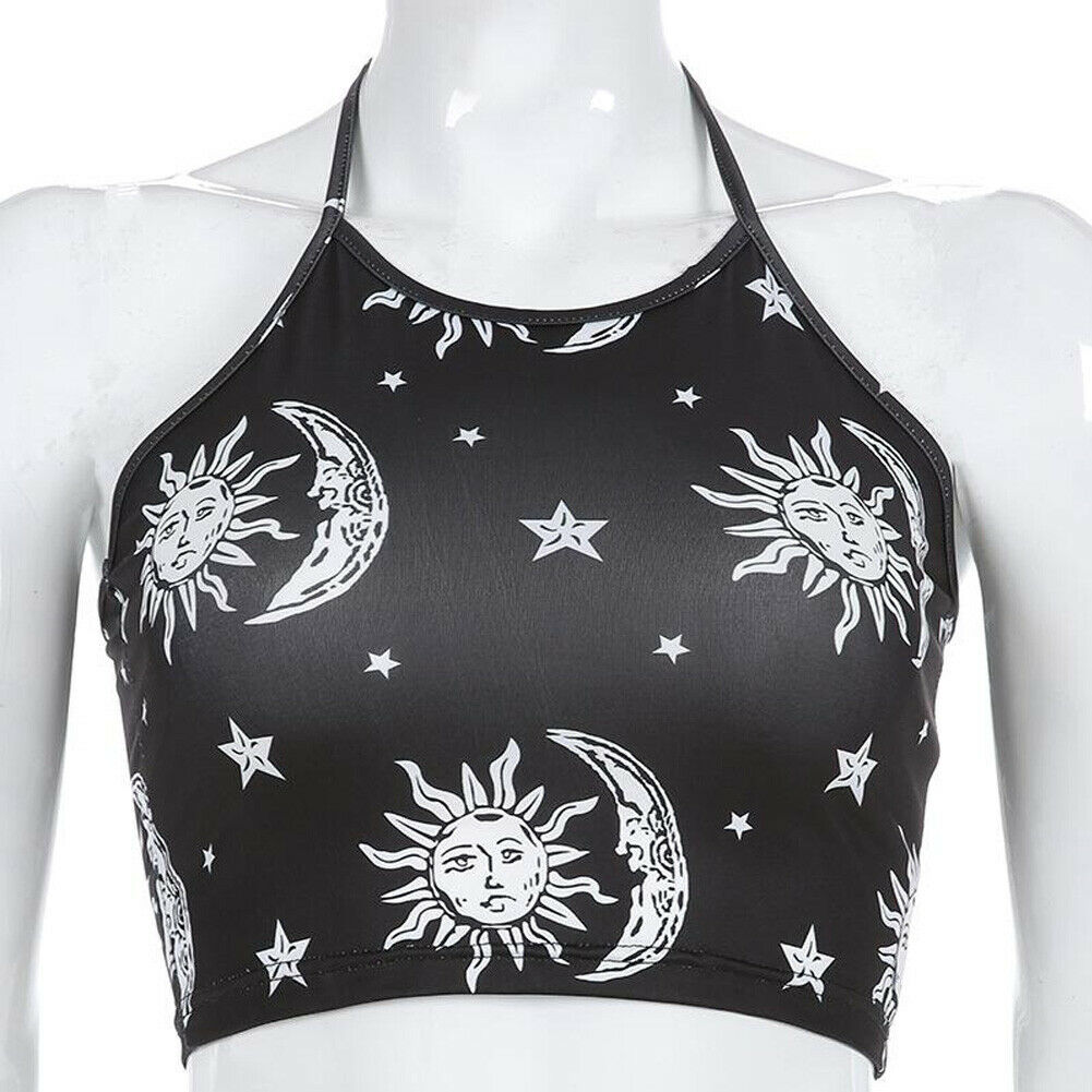 Crop top sol y luna en liquidación - Centroniks