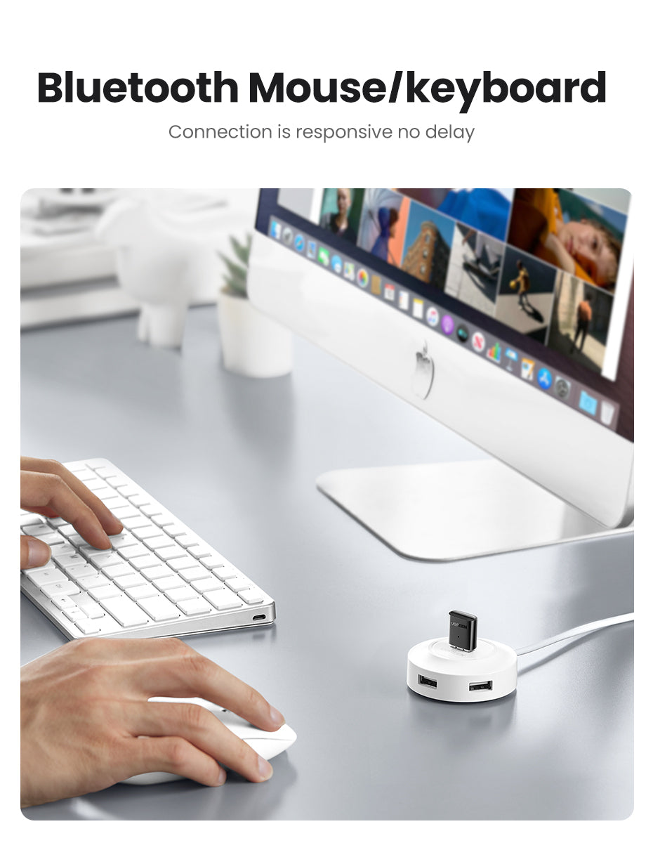 Adaptador UGREEN CM390 Bluetooth 5.0 | RTL8761BUV | CRE-ADA-02