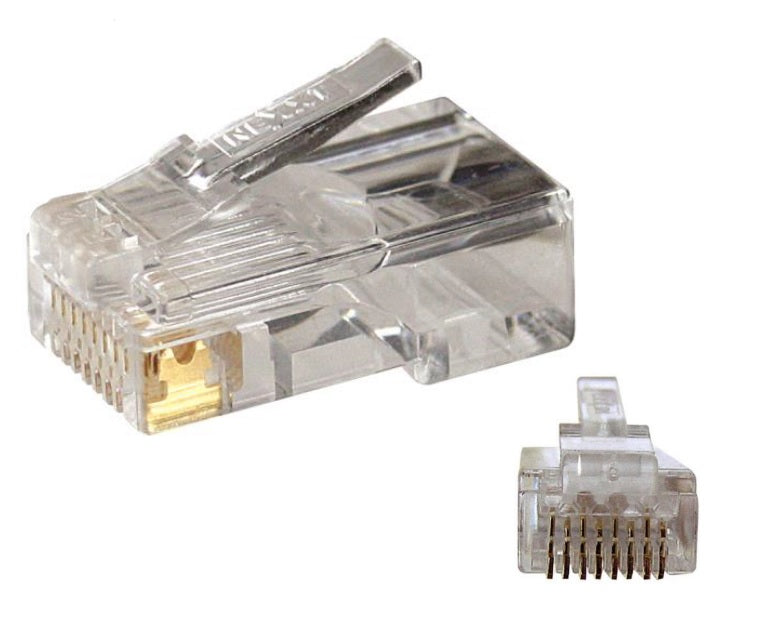 Conector RJ45 Nexxt Solutions | 50µ / Cat5e / Cat6 | CRE-CON-02
