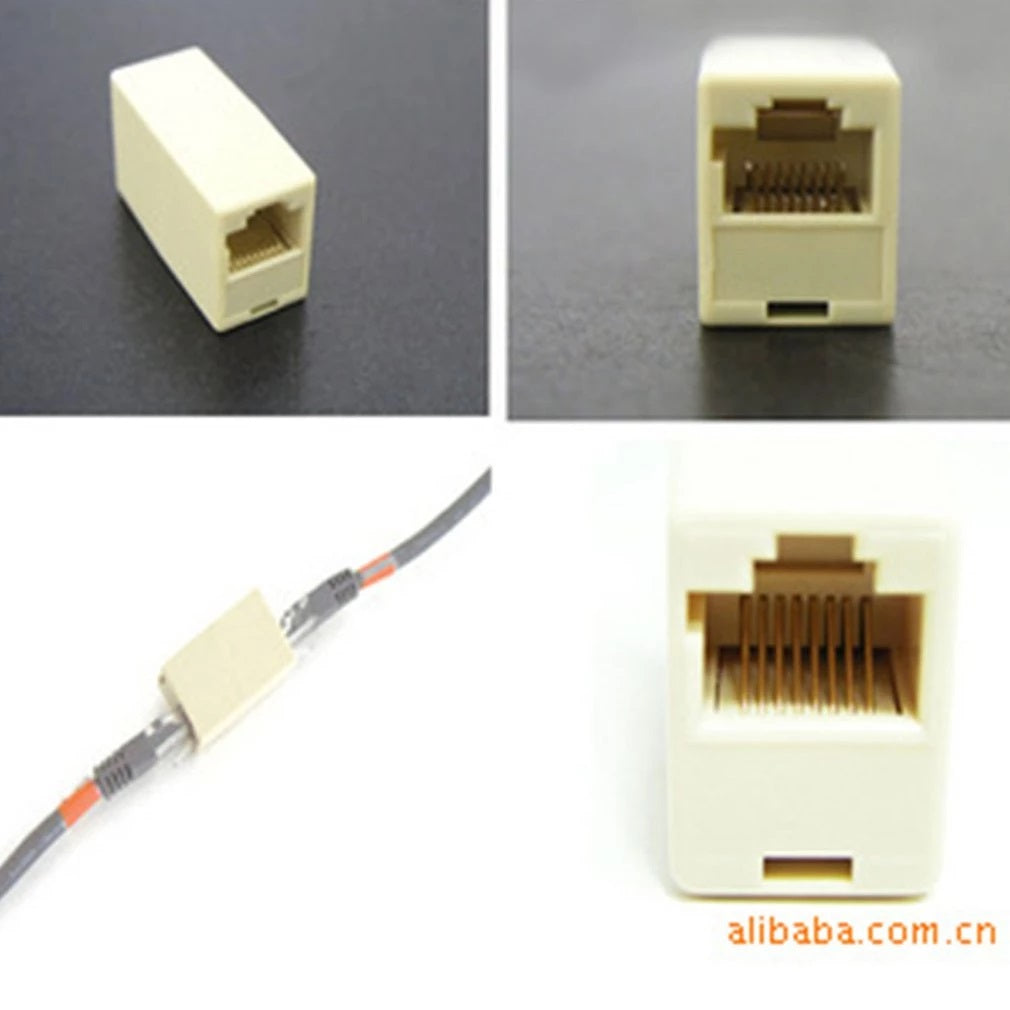 Unión / Adaptador RJ45 Hembra - RJ45 Hembra | Cat5 / Cat5e | Uso Doméstico | CRE-CON-03