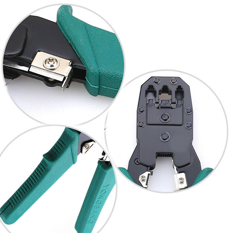 Tenaza Crimpadora / Ponchadora MP360 | RJ45 / RJ12 / RJ11 | CRE-TPO-02