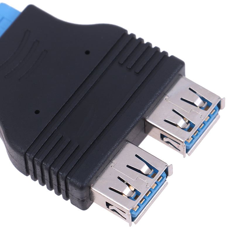 Adaptador / Convertidor 20-Pin -> 2 Puertos USB 3.0 | CTE-ADA-03