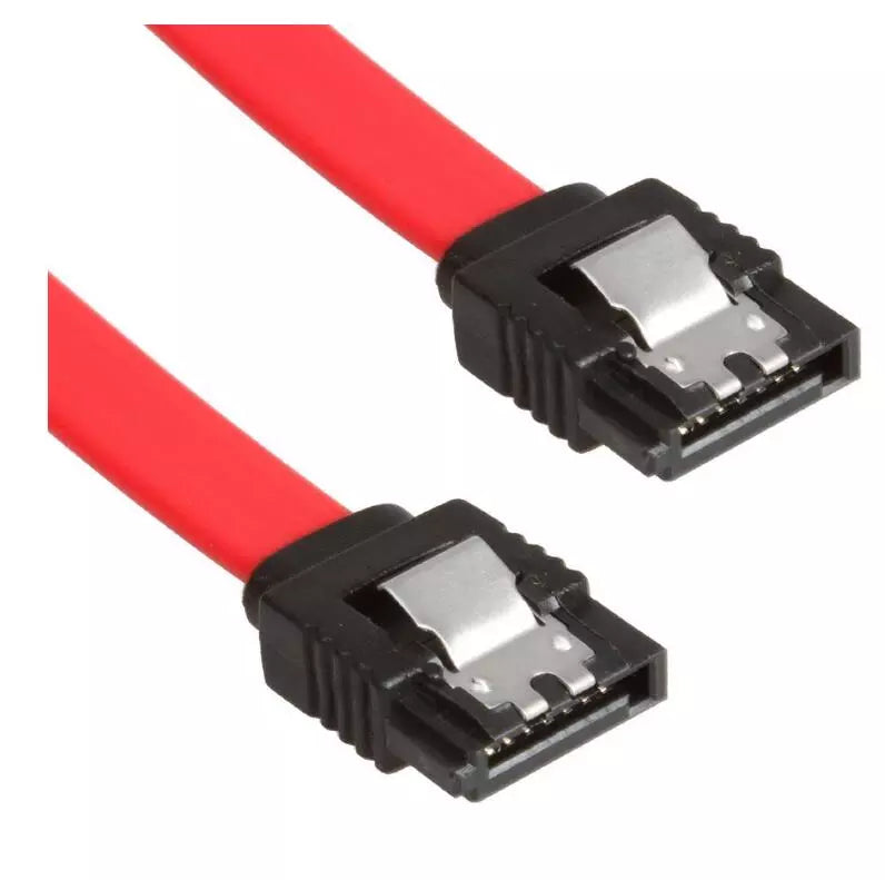 Cable de Datos SATA 3.0 para Discos Duros | 6 Gb/s | 40cm / 50cm | Rojo / Negro / Celeste | CTE-CAB-09