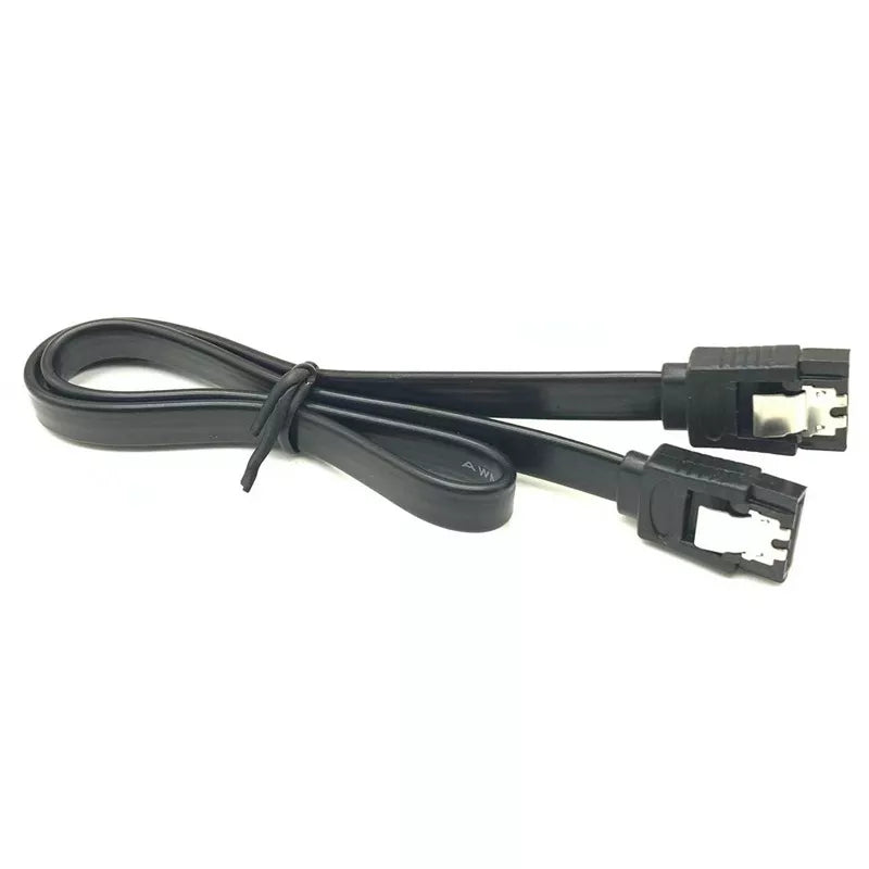 Cable de Datos SATA 3.0 para Discos Duros | 6 Gb/s | 40cm / 50cm | Rojo / Negro / Celeste | CTE-CAB-09