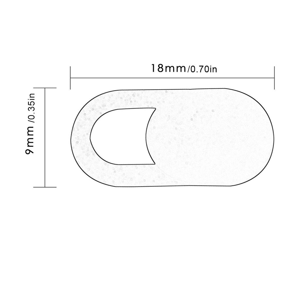 Cobertor de Cámara Web | 4 Pack | Negro | CTE-COB-01