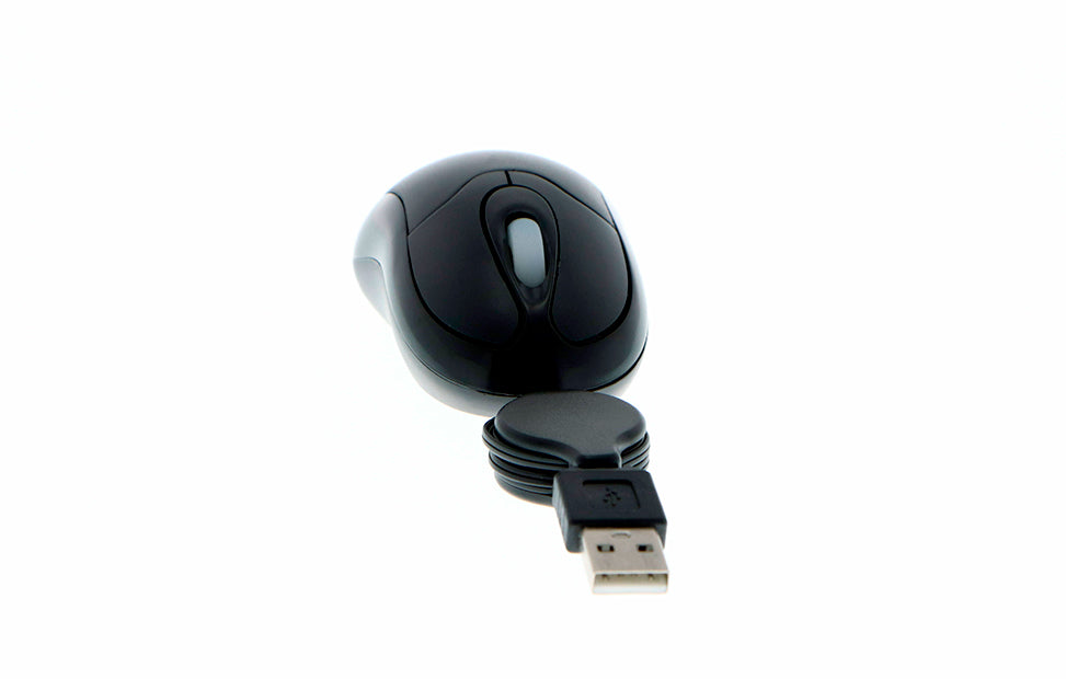 Mouse Alámbrico con Cable Retractil | Xtech XTM-150 | 70cm | 800dpi | CTE-MOU-01
