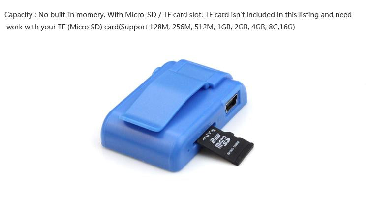 Reproductor MP3 Recargable | 3.5mm | Rosado / Morado / Verde / Rojo / Blanco / Negro / Azul | CTE-REP-01