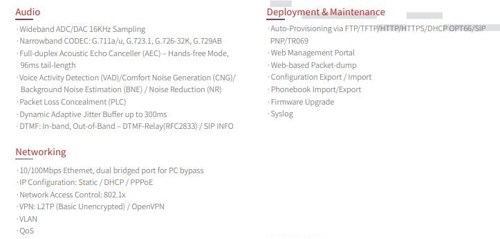 Teléfono IP Empresarial Fanvil X1F | Incluye Fuente de Alimentación | 2 Cuentas SIP | VoIP | CTE-TE-01