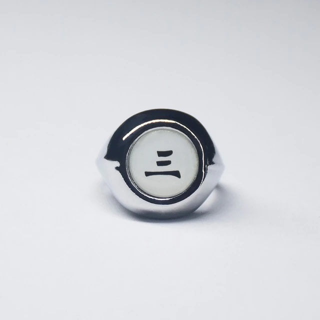 Anillo de Organización Akatsuki / Naruto | 10 Estilos | Plateado | CZG-ANI-01