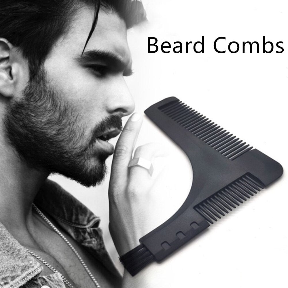 Molde / Plantilla para Modelado de Barba | Negro | CZG-BA-02