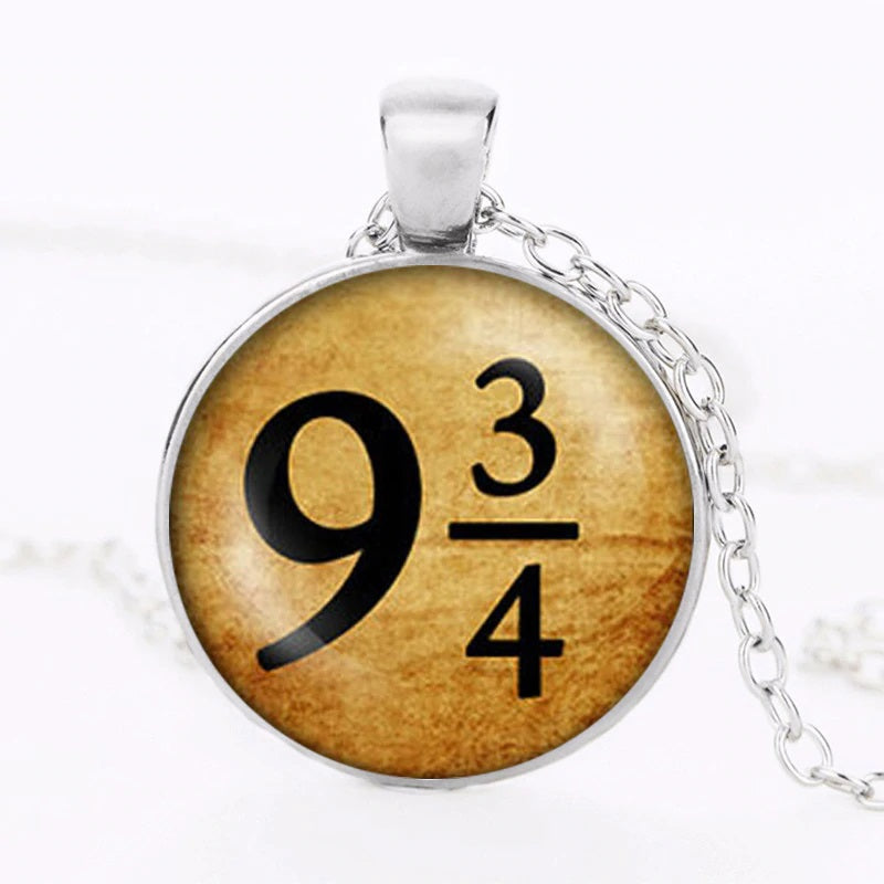 Collar 9 3/4 Harry Potter Plateado en Liquidación - Centroniks