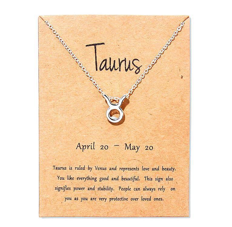 Collar - Signo del Zodiaco | 12 Estilos | Plateado | Acero | CZG-COL-10