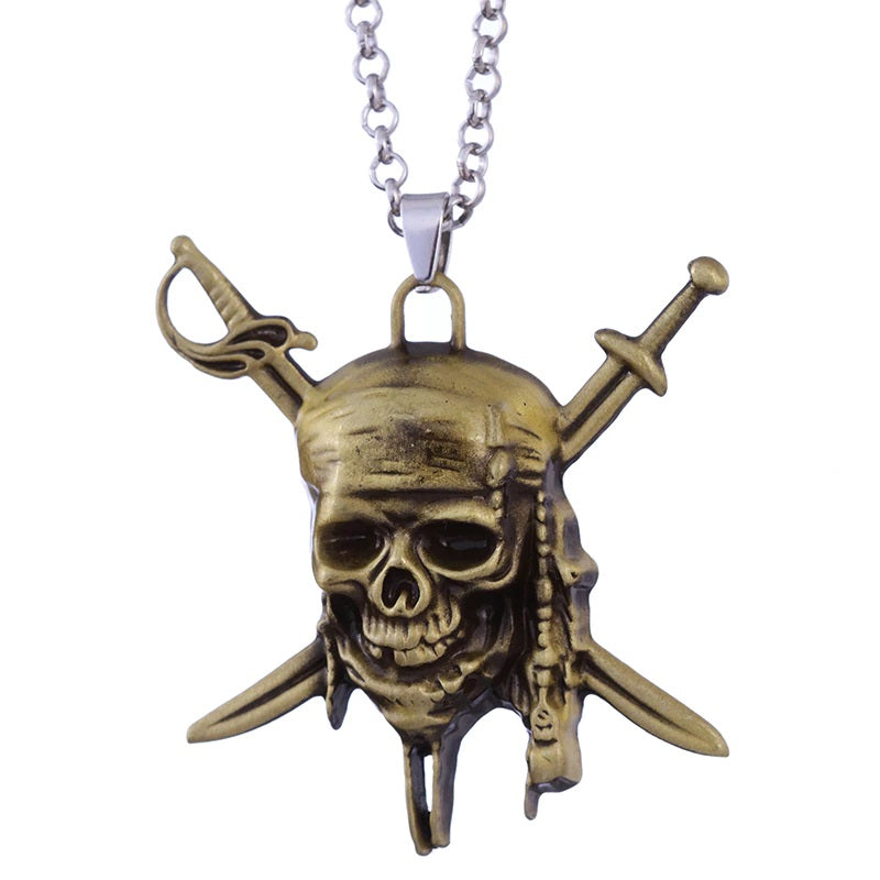 Collar | Piratas del Caribe | Plateado / Dorado | CZG-COL-15