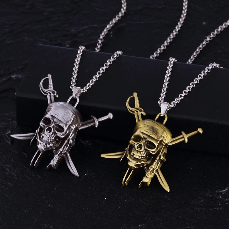 Collar | Piratas del Caribe | Plateado / Dorado | CZG-COL-15