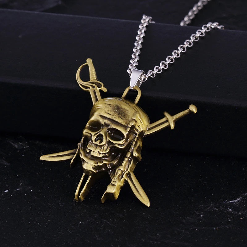 Collar | Piratas del Caribe | Plateado / Dorado | CZG-COL-15