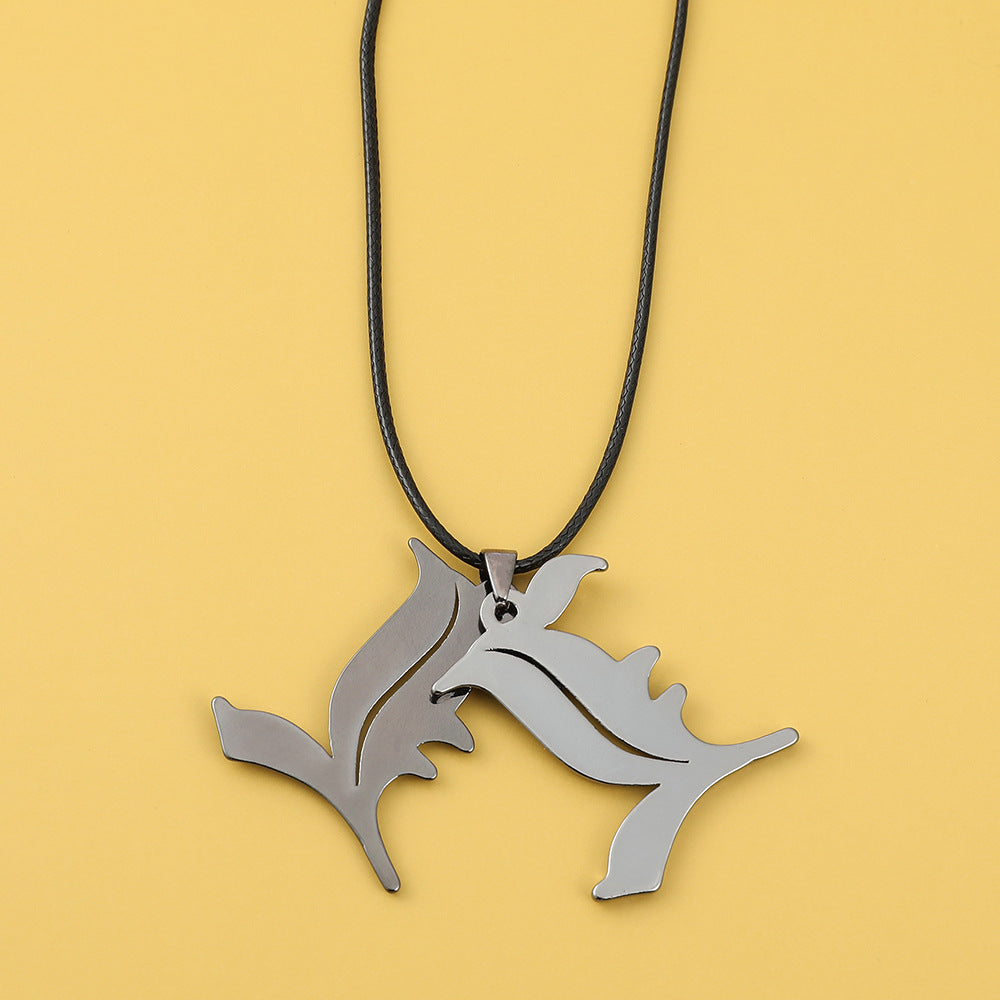 Collar Death Note / L | Doble Dije | CZG-COL-31