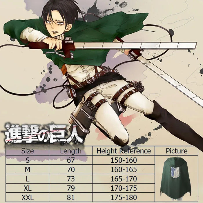 Disfraz - Attack On Titan / Shingeki No Kyojin | S / M / L / XL / 2XL | CZG-DI-07