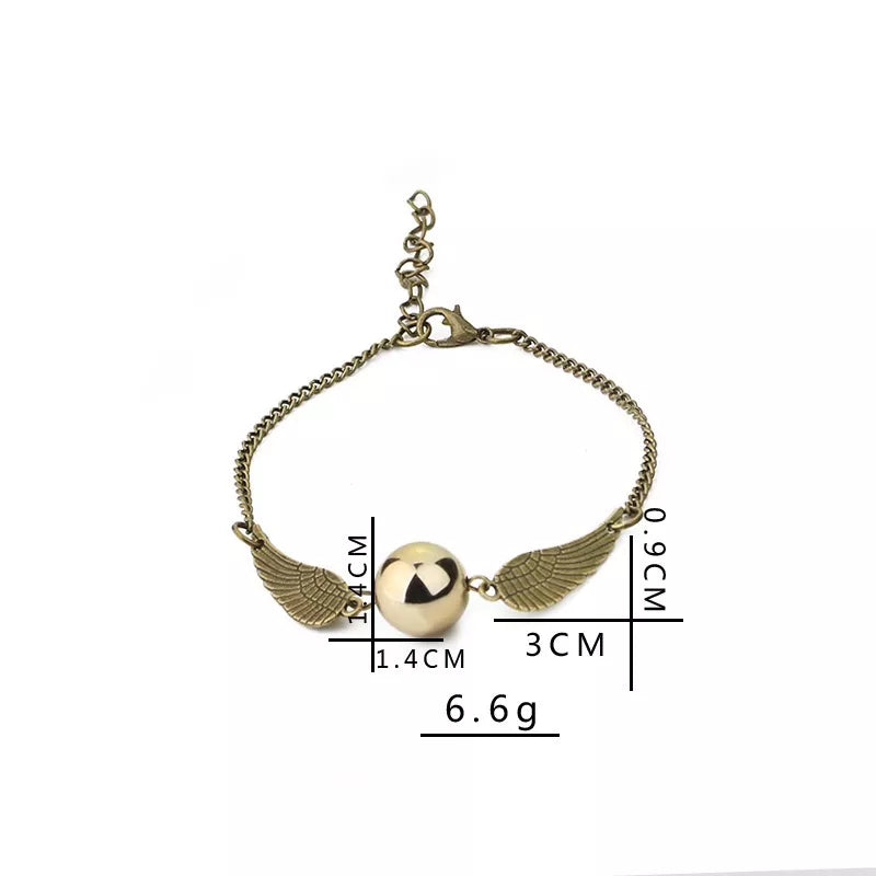 Pulsera - Snitch | Harry Potter | Plateado / Cobre | CZG-PUL-02