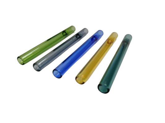 Pipa para Fumado | Vidrio | Verde Claro / Gris / Azul / Amarillo / Verde Oscuro | CZG-SMO-01