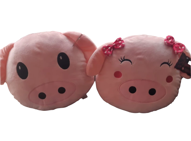 Almohadas Cerditos Macho Hembra 30cm CZG AL 01