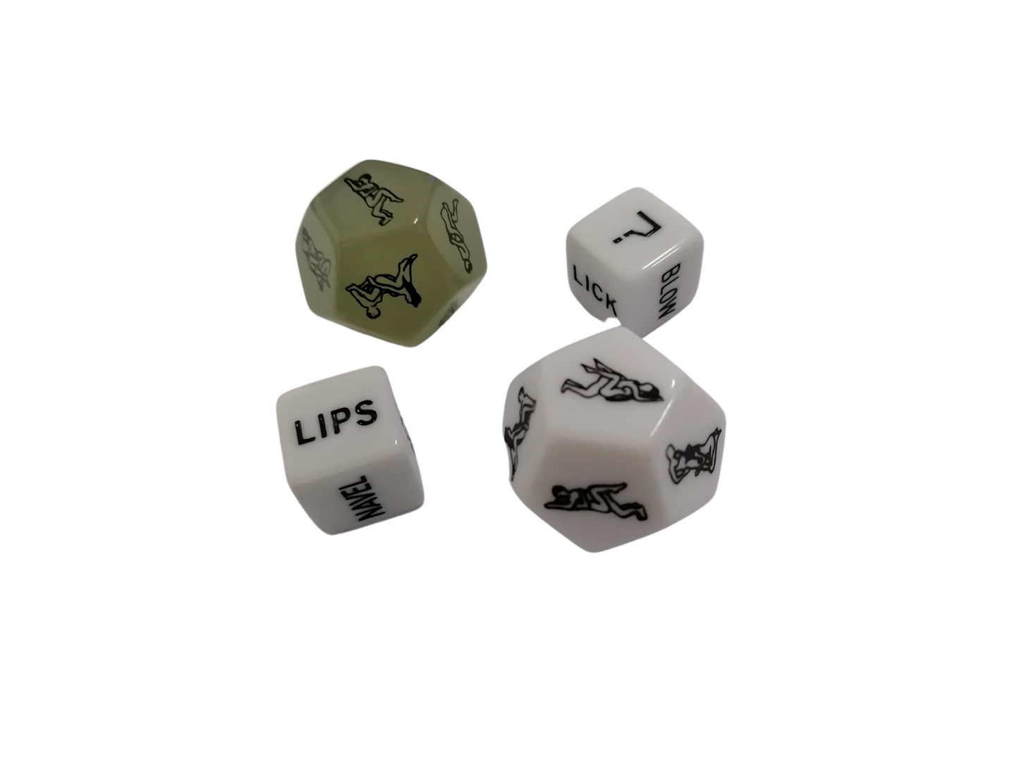 Set de 4 Dados Eróticos en Liquidación - Centroniks