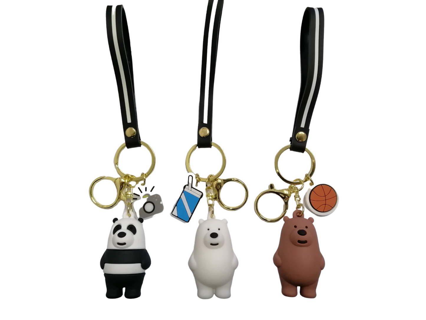 Llavero | Escandalosos | Panda / Polar / Pardo | 3 Estilos | CZG-LLA-38