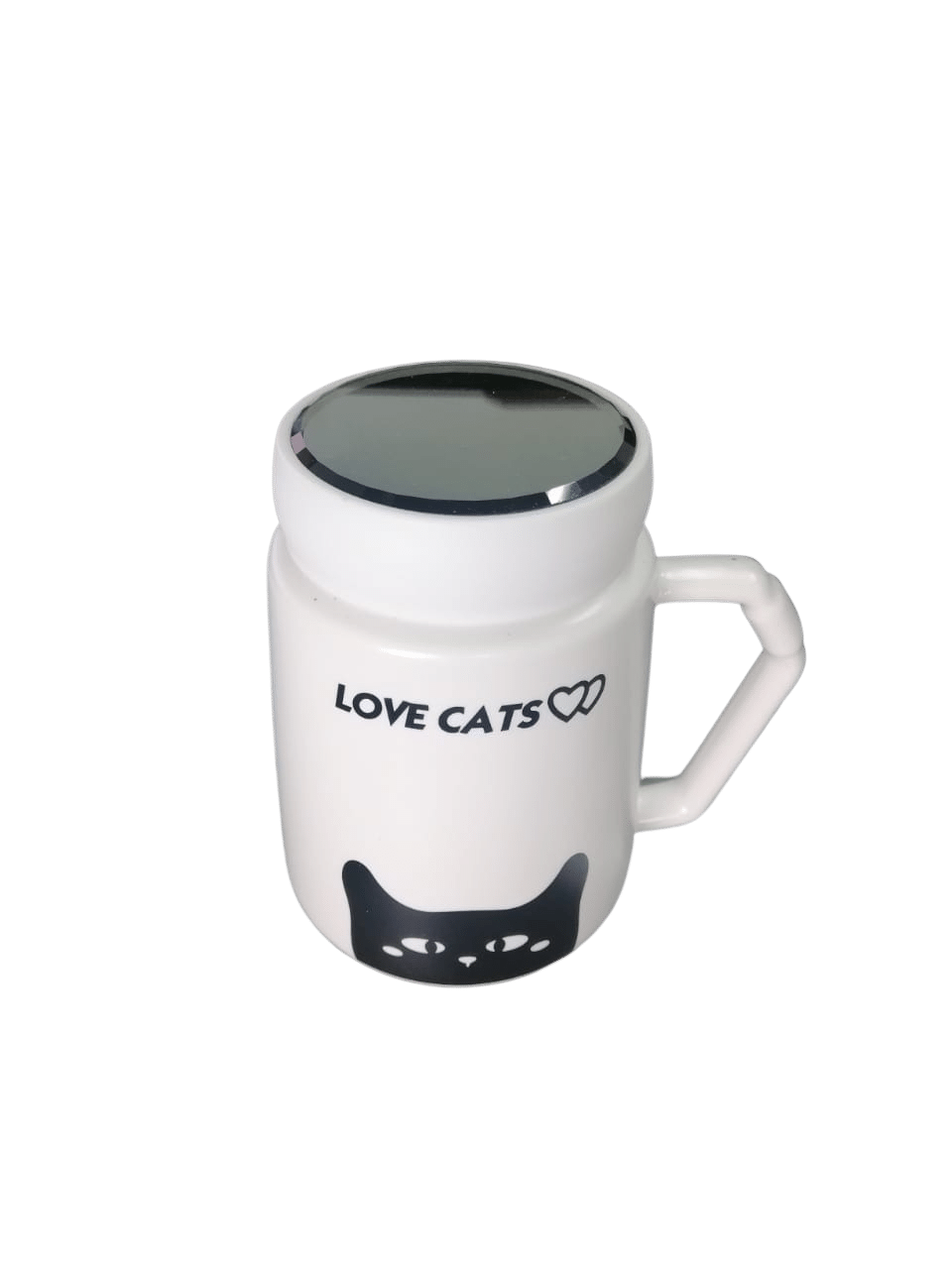 Taza Térmica | Gato | 4 Estilos | Negro-Blanco | CZG-TA-34