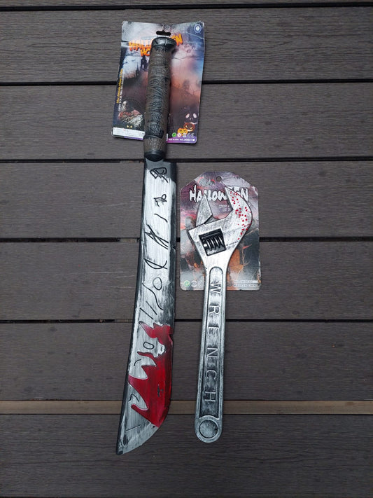 Decoración para Halloween | Llave Inglesa / Espada  | CJU-HALL-01