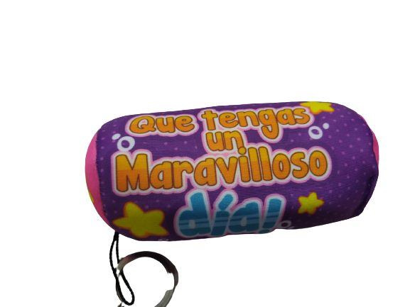 Llavero | Almohadas Cilindro | Mensajes de Amor y Amistad | 8 Estilos | CZG-AL-29