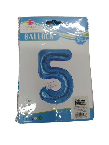 Globos | Números | 16 cm | 10 Estilos | CRE-GLO-01
