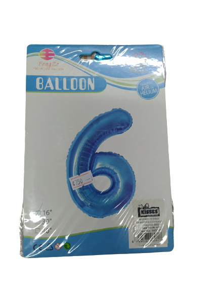 Globos | Números | 16 cm | 10 Estilos | CRE-GLO-01