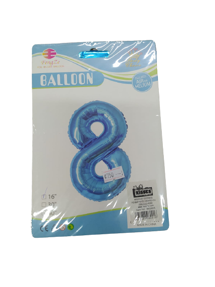 Globos | Números | 16 cm | 10 Estilos | CRE-GLO-01