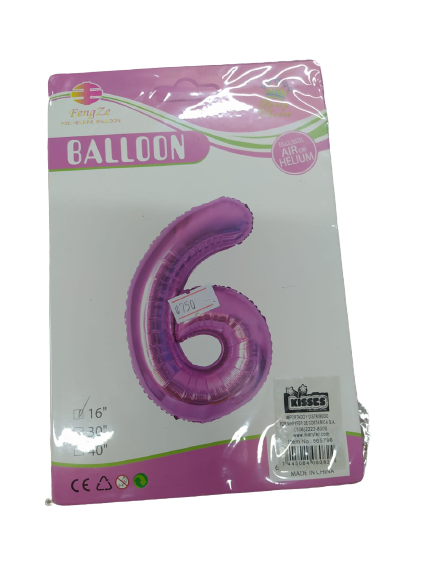 Globos | Números | 16 cm | 10 Estilos | CRE-GLO-01