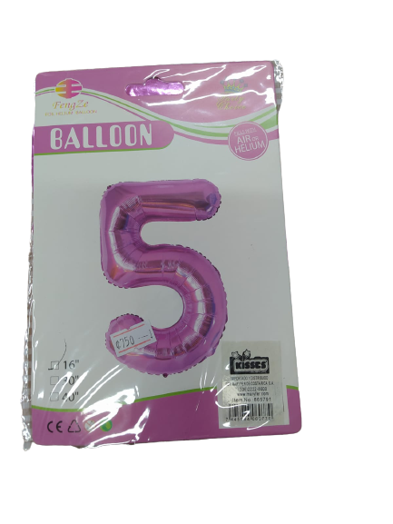 Globos | Números | 16 cm | 10 Estilos | CRE-GLO-01